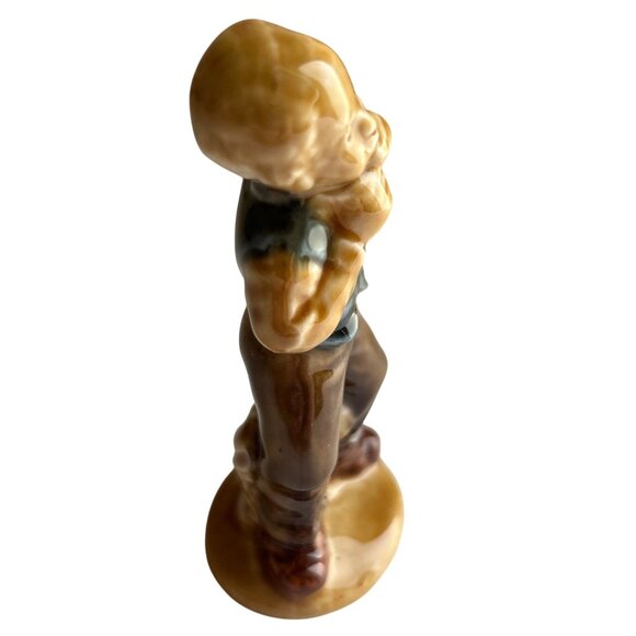 Wade Whimsies Phil The Fluter Vtg Glazed Ceramic Figurine Ireland Collectible - Picture 4 of 6